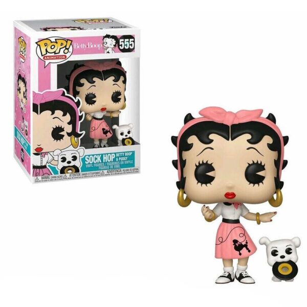 Funko Pop Animation - Betty Boop Sock Hop Betty Boop & Pudgy 555
