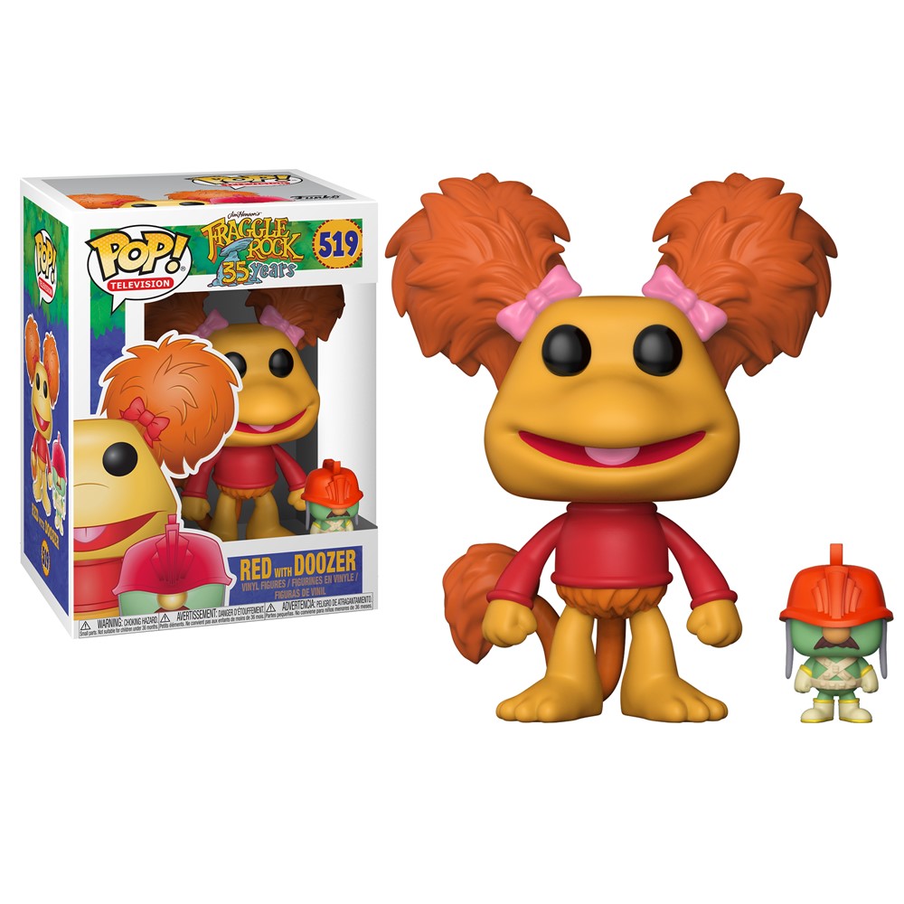 Funko Pop Television - Fraggle Rock 35 Years Red With Doozer 519 (Vaulted)