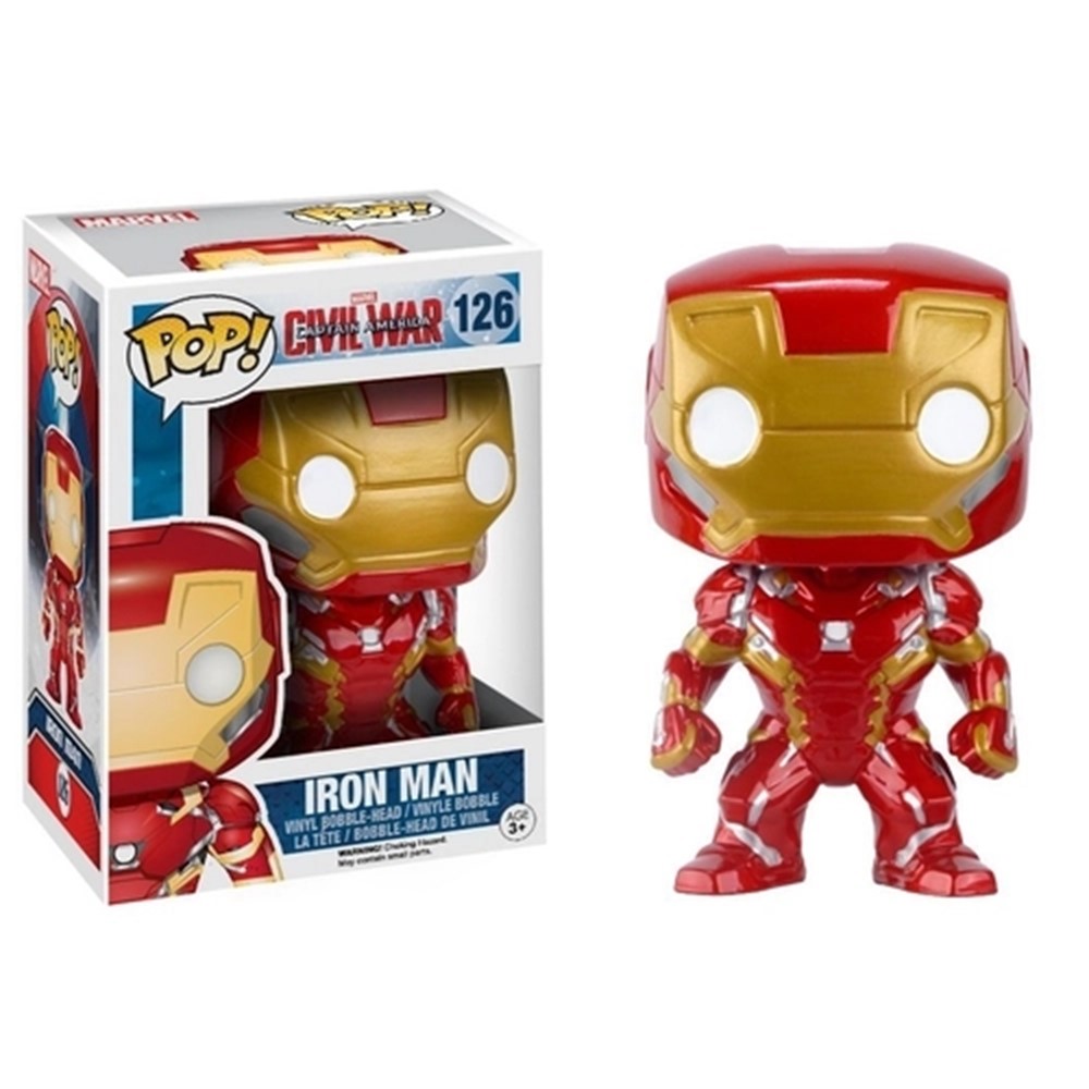 Funko Pop Marvel - Captain America Civil War Iron Man 126