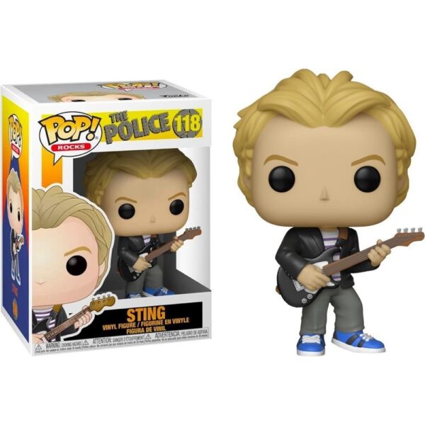 Funko Pop Rocks - The Police Sting 118 (Vaulted)