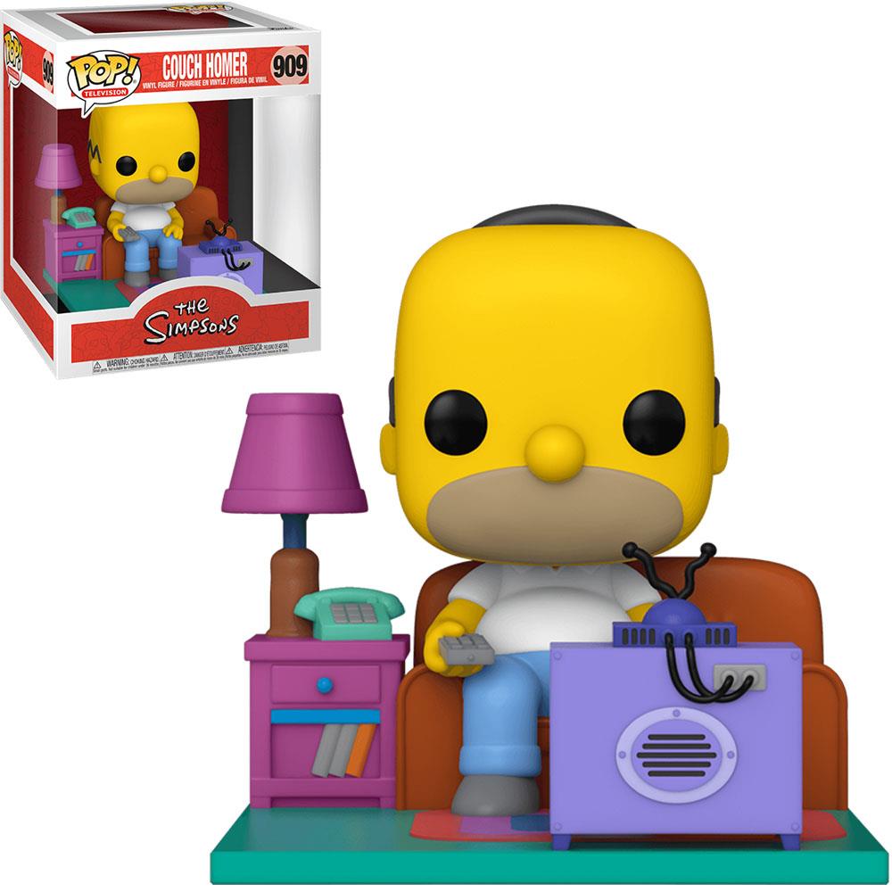 Funko Pop Television - The Simpsons Couch Homer 909 (Deluxe) (Sized)