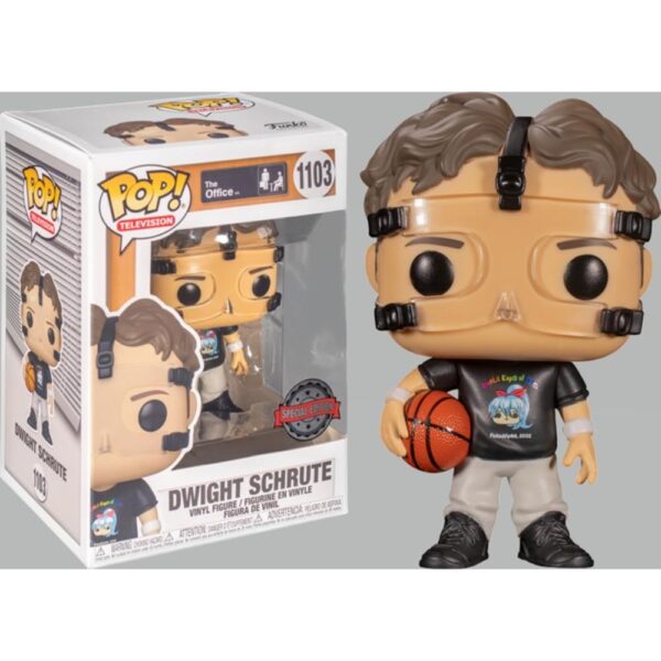 Funko Pop Television - The Office Dwight Schrute Basketball 1103