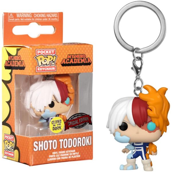 Funko Pocket Keychain - My Hero Academia Shoto Todoroki (Glows)