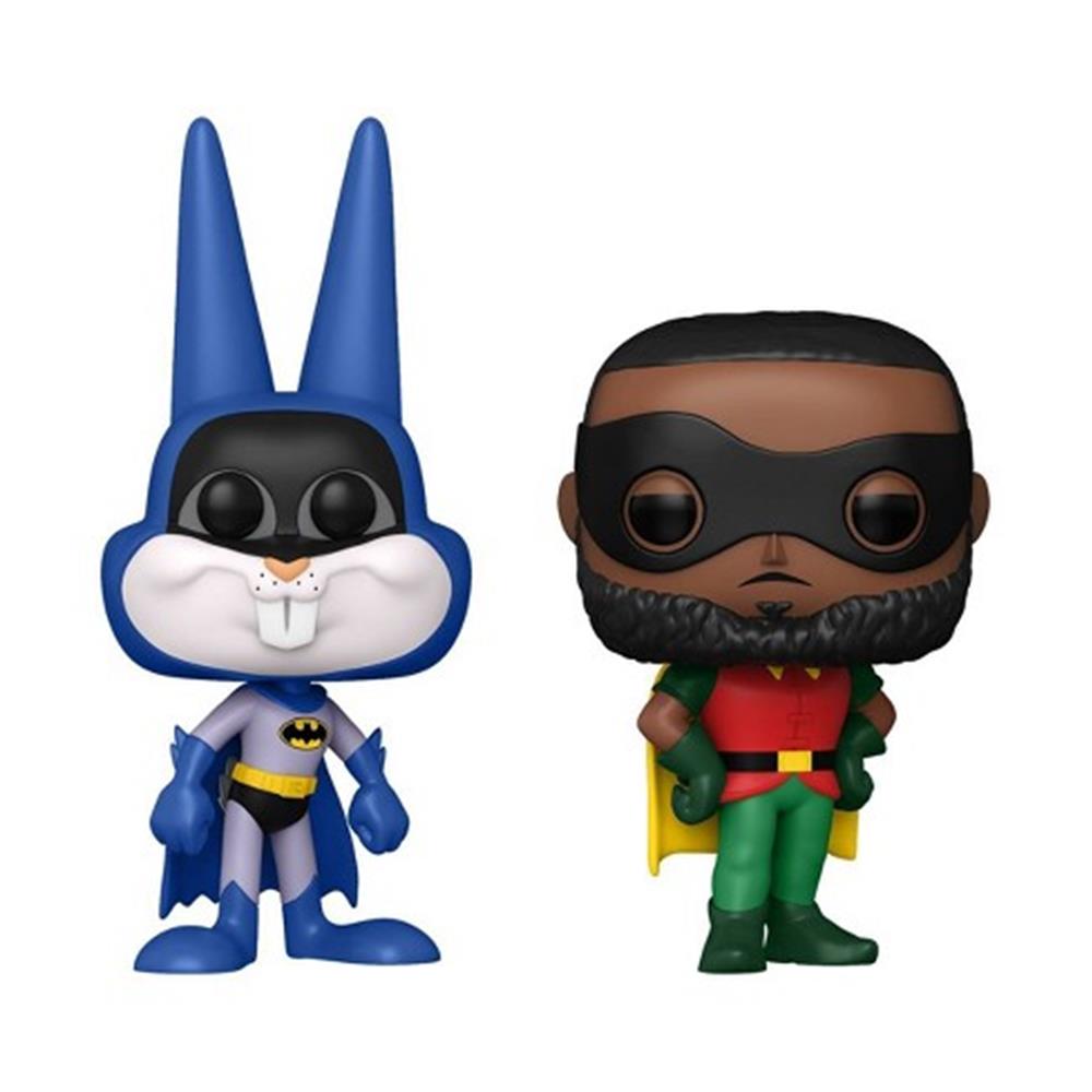 Funko Pop Movies - Bugs Bunny As Batman & Lebron James As Robin (2-Pack)