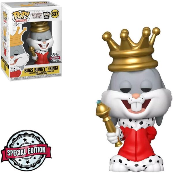 Funko Pop Animation - Looney Tunes Bugs Bunny (King) 837 (Special Edition) (Vaulted)
