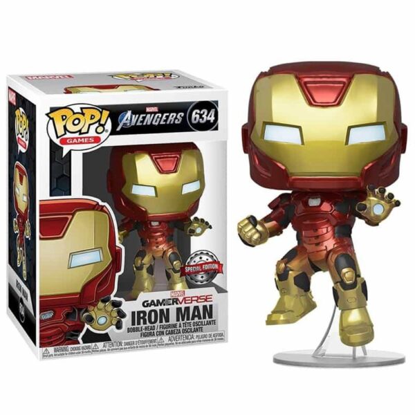 Funko Pop Games - Avengers Gamerverse Iron Man Space 634 (Special Edition) (Vaulted)