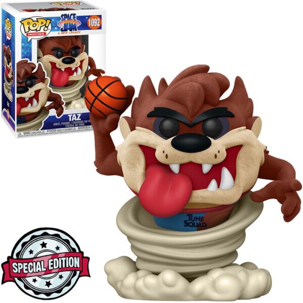 Funko Pop Movies - Space Jam: A New Legacy Taz 1092 (Special Edition) (Flocked)