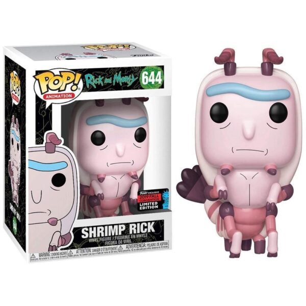Funko Pop Animation - Rick And Morty Shrimp Rick 644 (Exclusive 2019 Fall Convention) (Vaulted)