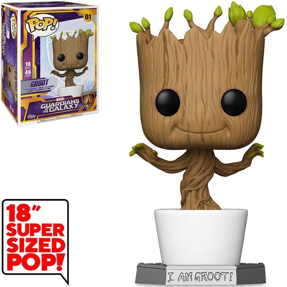 Funko Pop Marvel - Guardians Of The Galaxy - Groot 01 (Mega Sized) (46Cm)