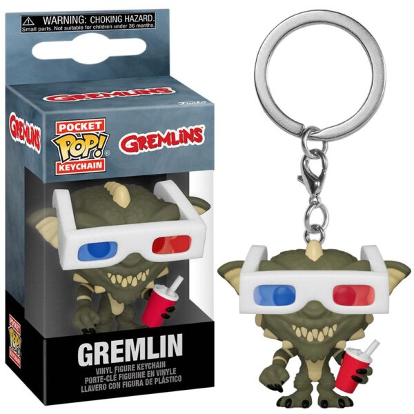 Funko Pocket Keychain - Gremlins - Gremlin With 3D Glasses