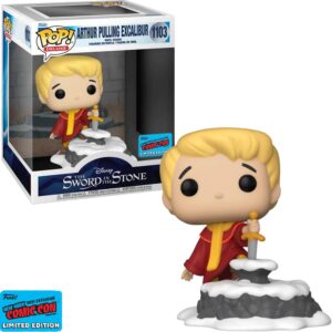 Funko Pop Arthur Excalibur 1103 (Disney) (Deluxe) (Nycc 2021) (Sized)