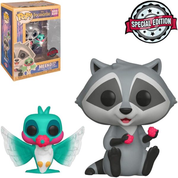 Funko Pop Disney - Pocahontas Meeko With Flit 233 (Special Edition) (Vaulted)