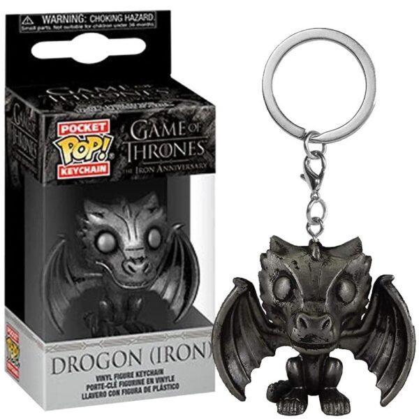Funko Pocket Pop Keychain - Game Of Thrones Drogon (Iron)