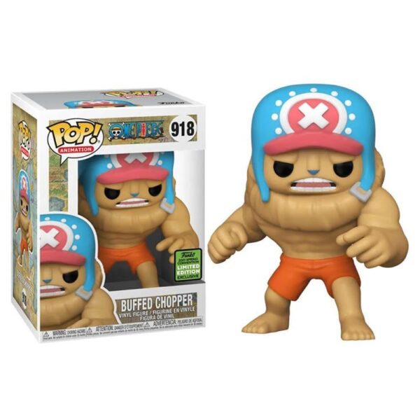 Funko Pop Buffed Chopper 918 (Animation) (One Piece) (Exclusive 2021 Spring Convention)
