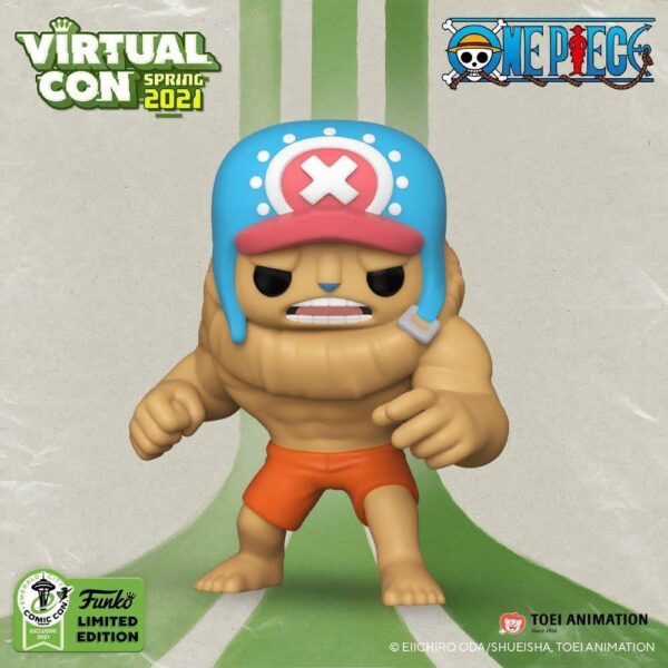 Funko Pop Buffed Chopper 918 (Animation) (One Piece) (Exclusive 2021 Spring Convention)