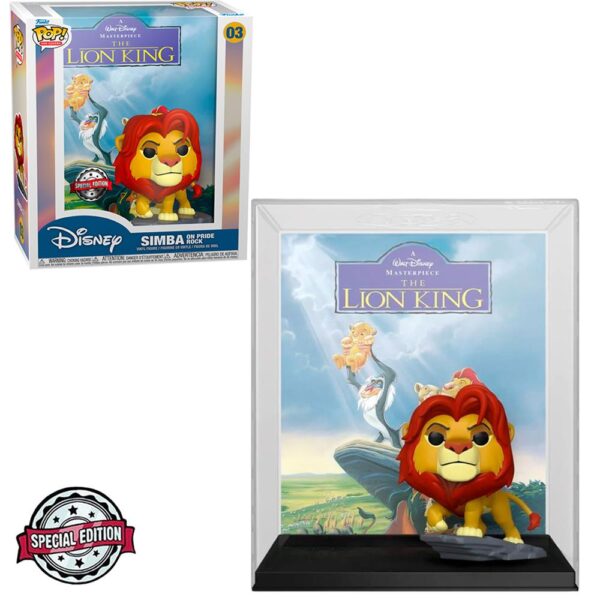 Funko Pop Simba 03 (On Pride Rock) (Vhs Covers) (Disney Classic) (Special Edition) (O Rei Leão) (The Lion King)