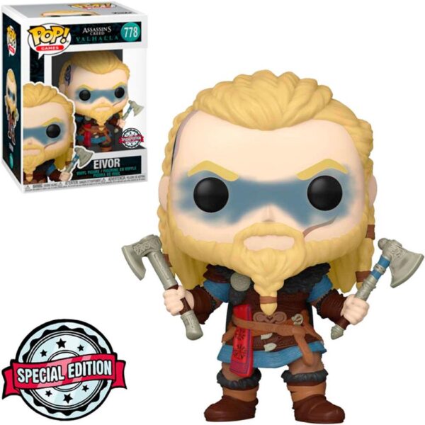 Funko Pop Games - Assassins Creed - Eivor 778 Double Axe (Special Edition) (Vaulted)