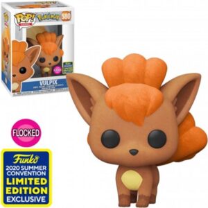 Funko Pop Games - Pokemon Vulpix 580 (Flocked) (Exclusive 2020 Summer Convention) (Vaulted)