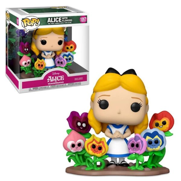Funko Pop Disney - Alice With Flowes 1057 (Deluxe) (Sized)