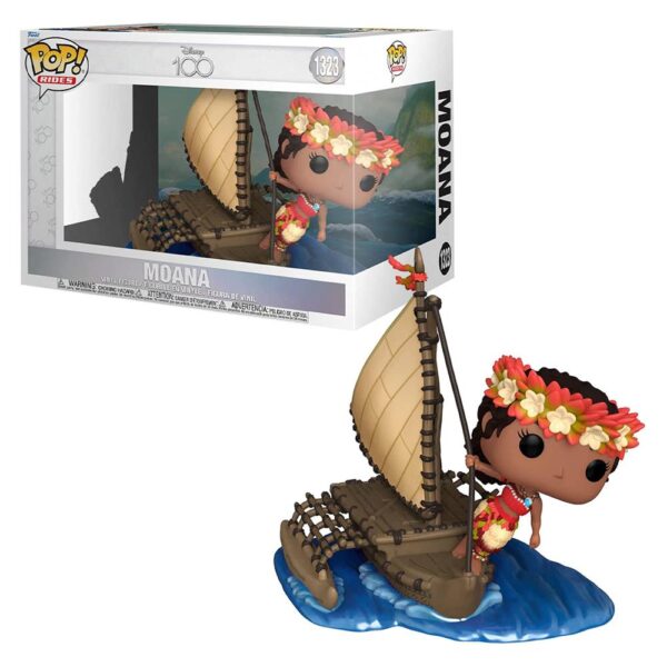 Funko Pop Moana On Sailboat 1323 (Rides) (Disney) (Moana)