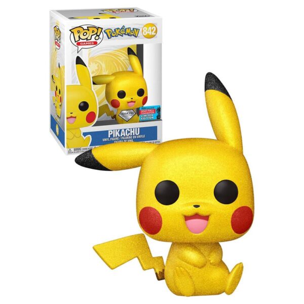 Funko Pop Pikachu 842 (Diamond) (Fall Convention 2021) (Games) (Pokemon)