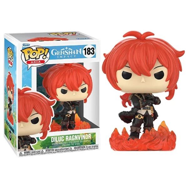 Funko Pop Diluc Ragnvindr 183 (Games) (Genshin Impact)