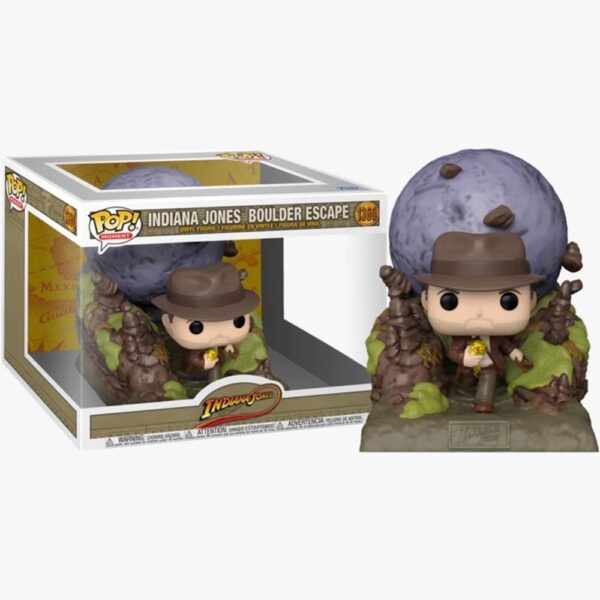 Funko Pop Indiana Jones Boulder Escape 1360 (Moments) (Sized) (Movies)