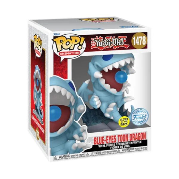 Funko Pop Blue-Eyes Toon Dragon 1478 (Animation) (Yu-Gi-Oh!) (Special Edition) (Glows)