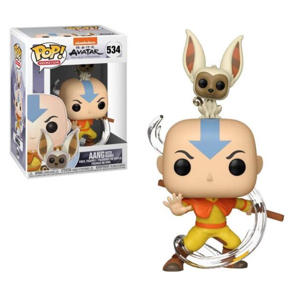 Funko Pop Animation - Avatar Aang Momo 534