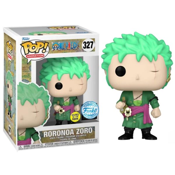 Funko Pop One Piece Zoro 327 (Animation) (One Piece) (Glows)